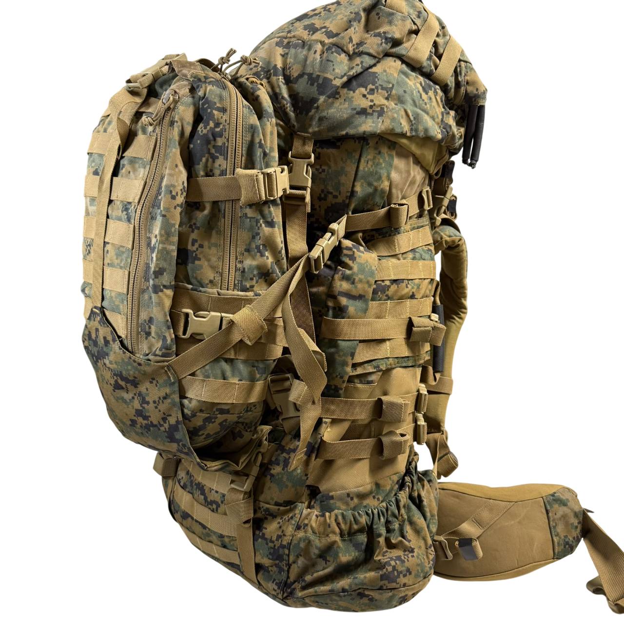 USMC Woodland MARPAT ILBE Large Rucksac With Assault Pack